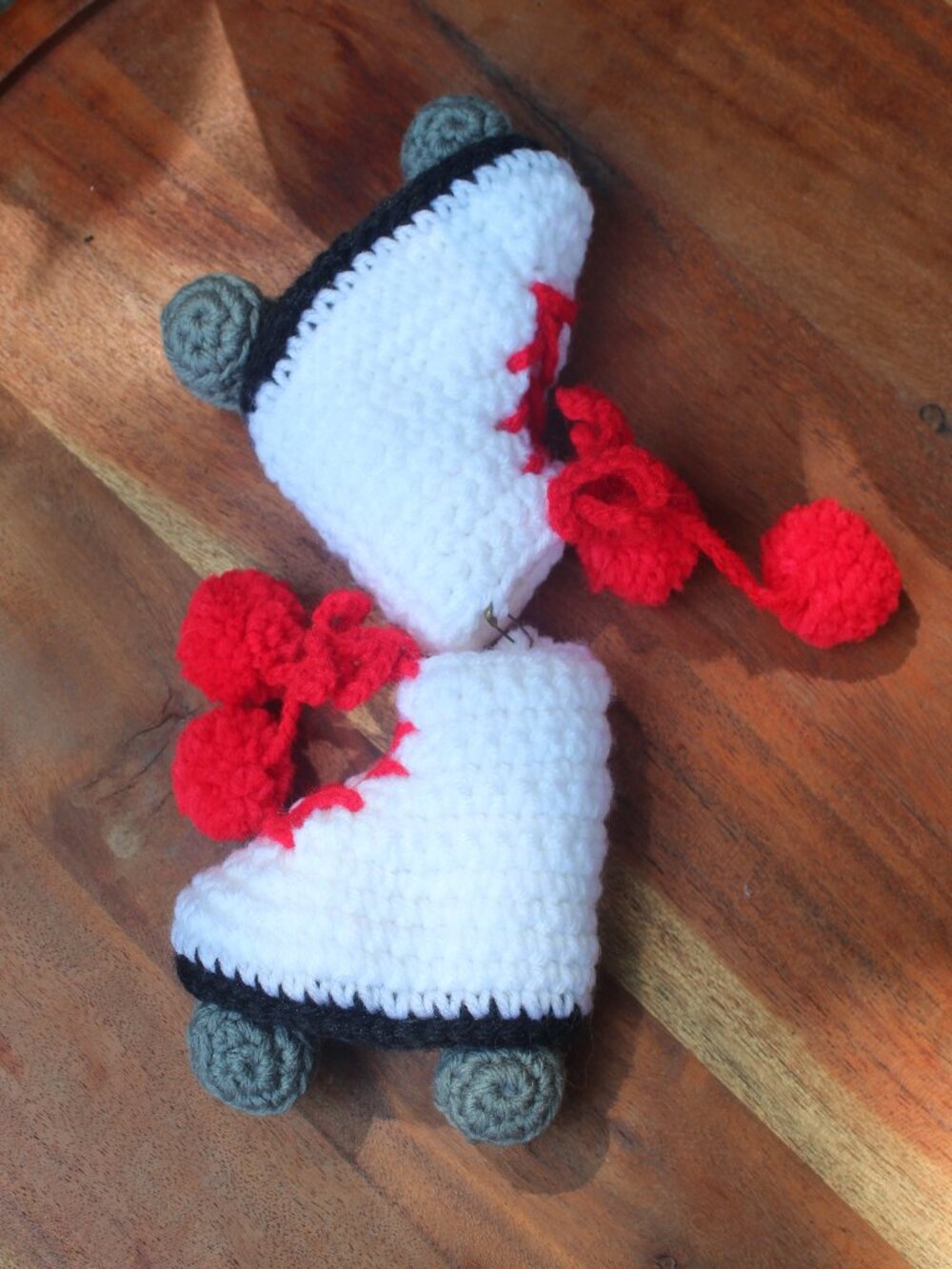 Let the Good Times Roll: Retro Crochet Roller Skate Booties Newborn